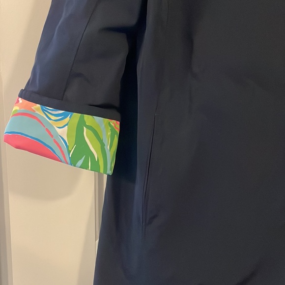 NWT Lilly Pulitzer Palm Beach Jacket, Navy, S - Picture 7 of 9